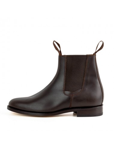 Boots chelsea cuir noir artisanales - Accessoires pour chaussures