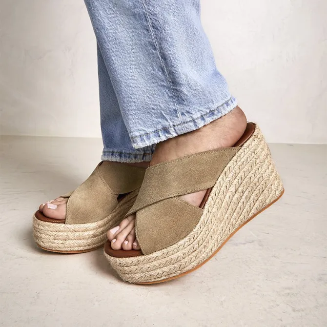 copy of Espadrilles compensées cuir - Accessoires pour chaussures