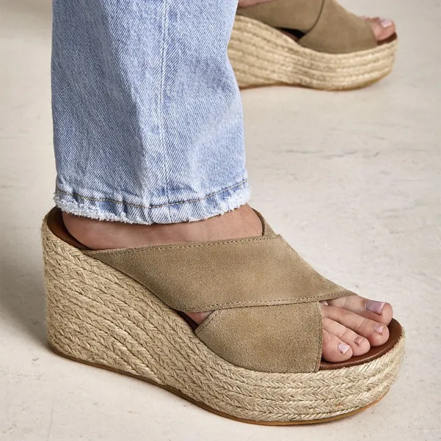 copy of Espadrilles compensées cuir - Accessoires pour chaussures