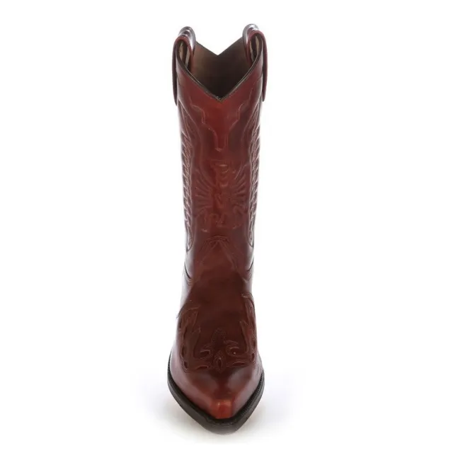 Santiags mexicaines cuir bordeaux - Accessoires pour chaussures