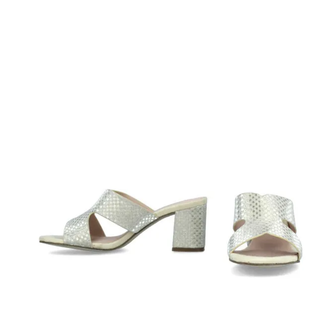 Mules moirées talon carré - Accessoires pour chaussures