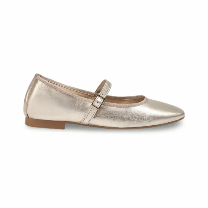 Ballerines cuir champagne - Accessoires pour chaussures