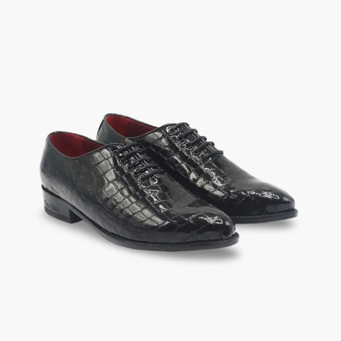 Chaussures Oxford cuir croco verni - Accessoires pour chaussures