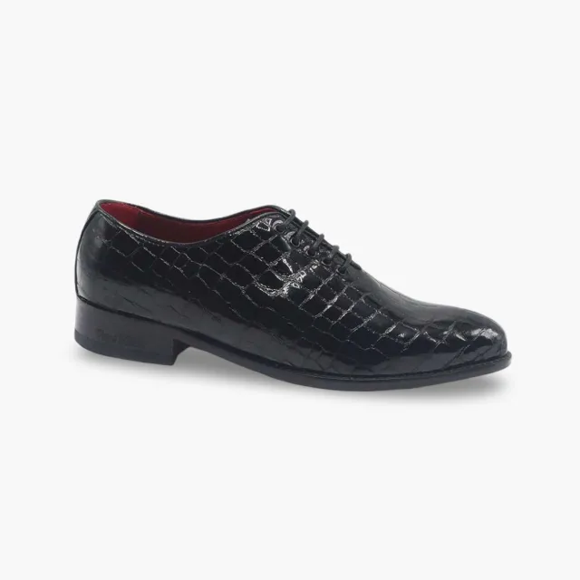 Chaussures Oxford cuir croco verni - Accessoires pour chaussures