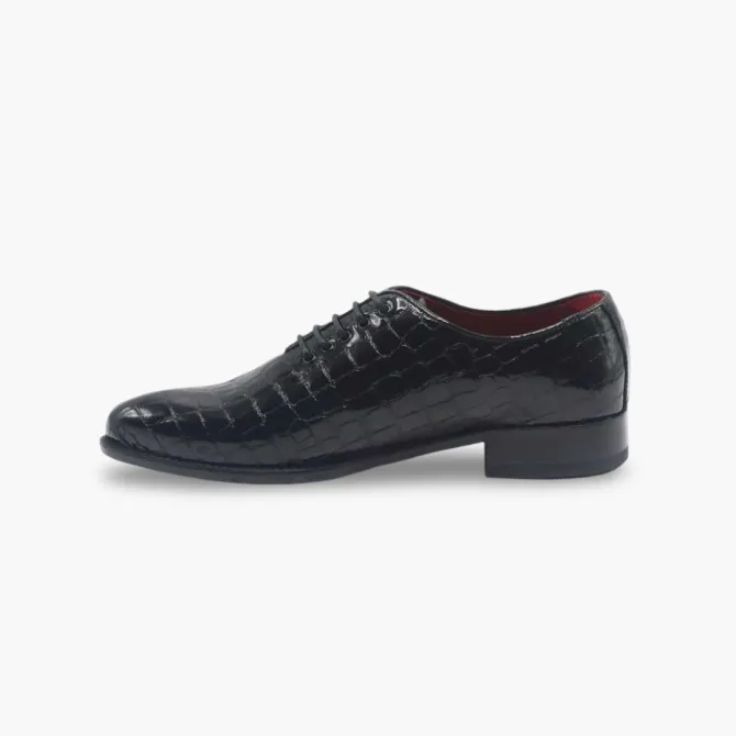 Chaussures Oxford cuir croco verni - Accessoires pour chaussures