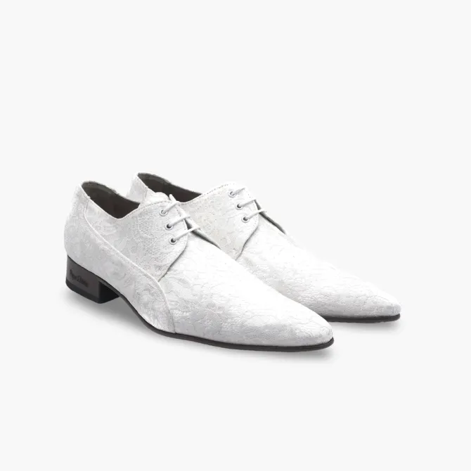 Chaussures dentelle blanche homme - Accessoires pour chaussures