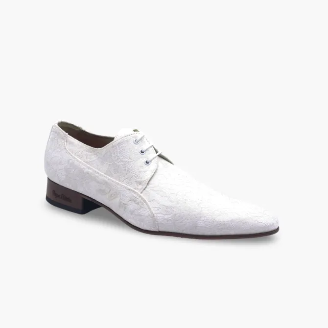 Chaussures dentelle blanche homme - Accessoires pour chaussures