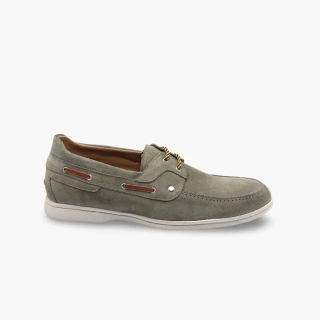 Slippers homme daim kaki - Accessoires pour chaussures