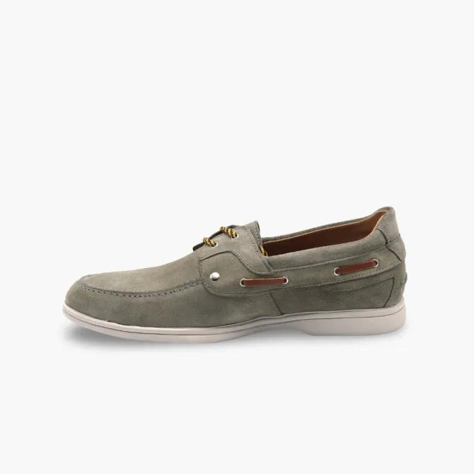Slippers homme daim kaki - Accessoires pour chaussures