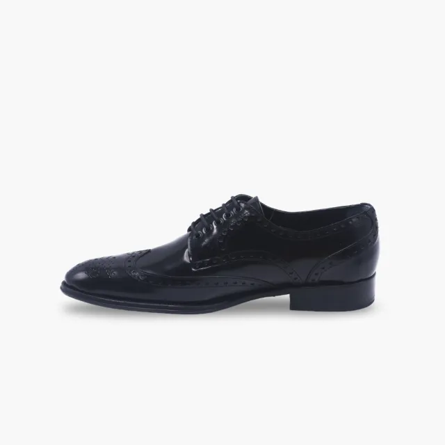 Chaussures derbies brogue cuir noir - Accessoires pour chaussures