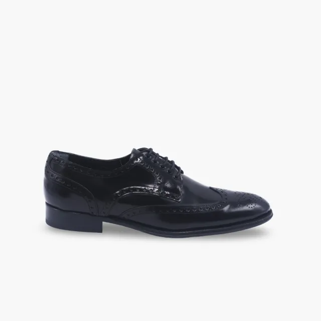 Chaussures derbies brogue cuir noir - Accessoires pour chaussures