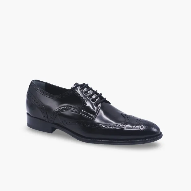 Chaussures derbies brogue cuir noir - Accessoires pour chaussures