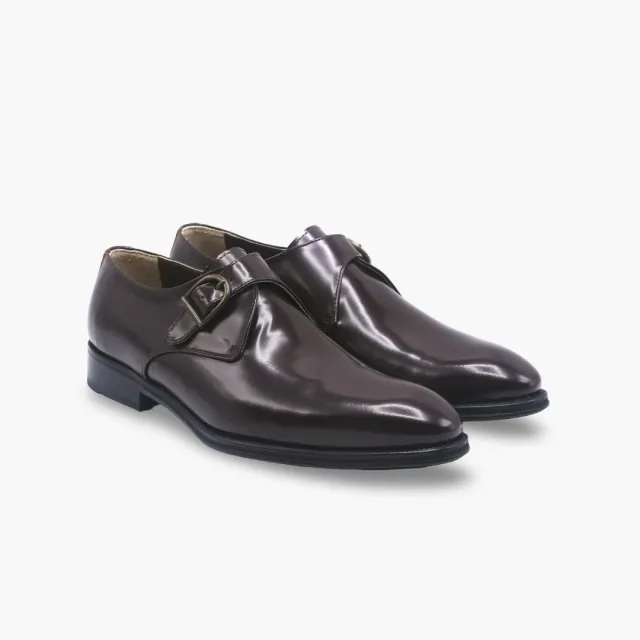 Chaussures boucle homme en veau marron - Accessoires pour chaussures
