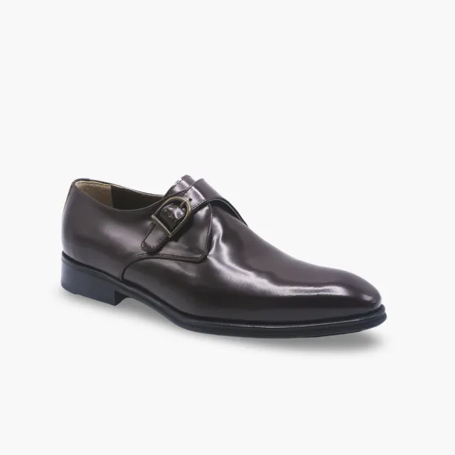 Chaussures boucle homme en veau marron - Accessoires pour chaussures