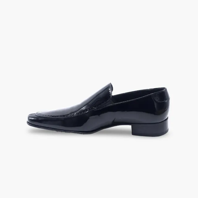 Mocassins cuir verni homme - chaussures homme artisanales