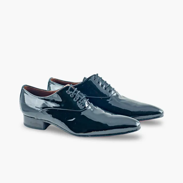 Richelieu vernis cuir noir homme - Accessoires pour chaussures