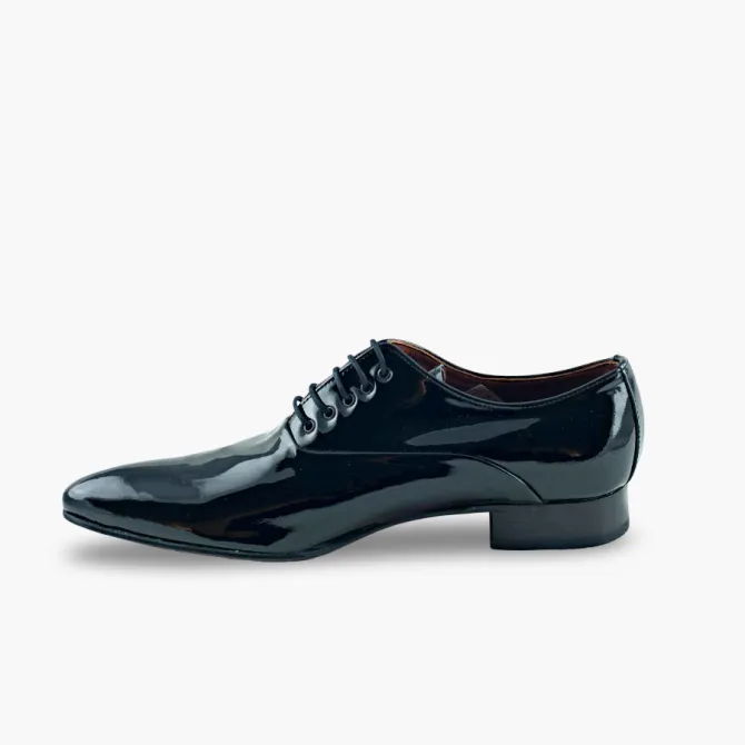 Richelieu vernis cuir noir homme - Accessoires pour chaussures