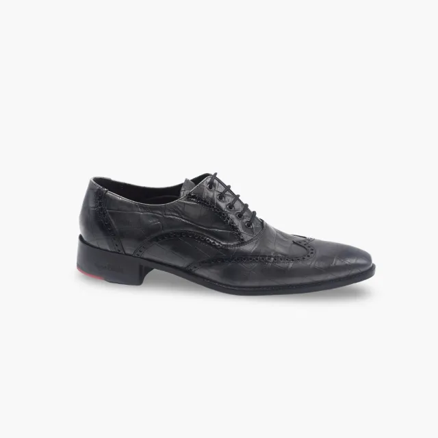 Chaussures Richelieu cuir croco gris - Accessoires pour chaussures