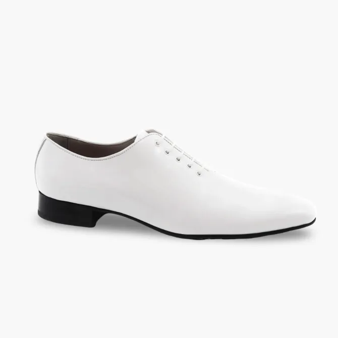 Chaussures homme cuir verni blanc - Accessoires pour chaussures
