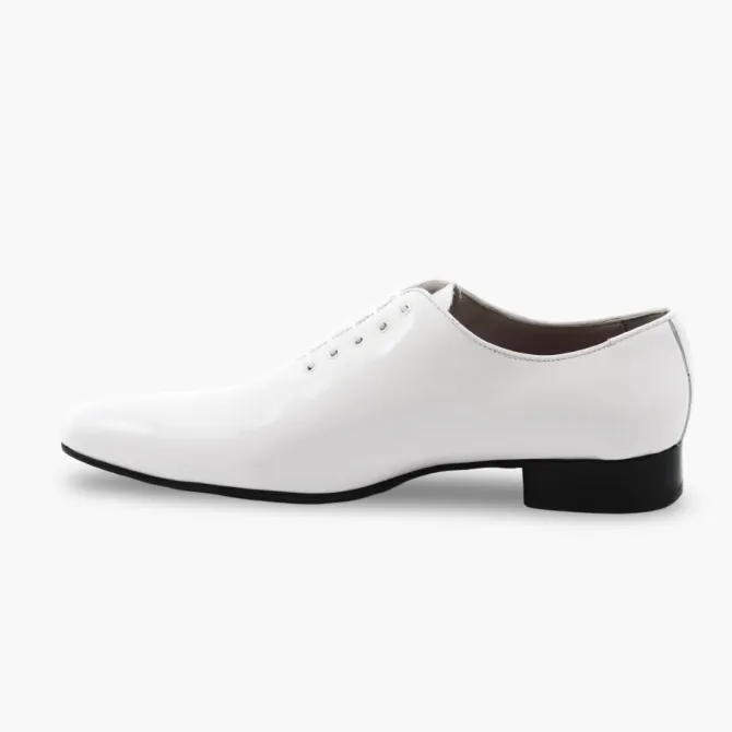 Chaussures homme cuir verni blanc - Accessoires pour chaussures