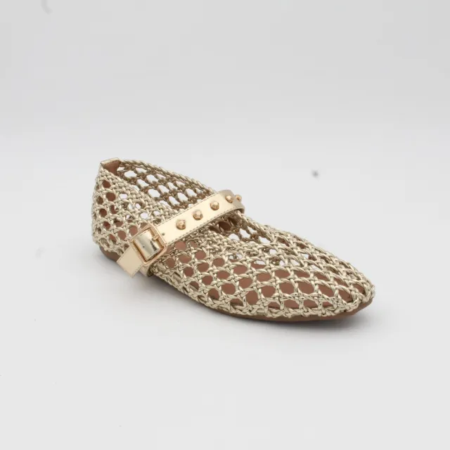 Ballerines tressées doré - Accessoires pour chaussures