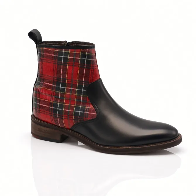 Bottines homme écossaises tendance - Bottines hommes artisanales