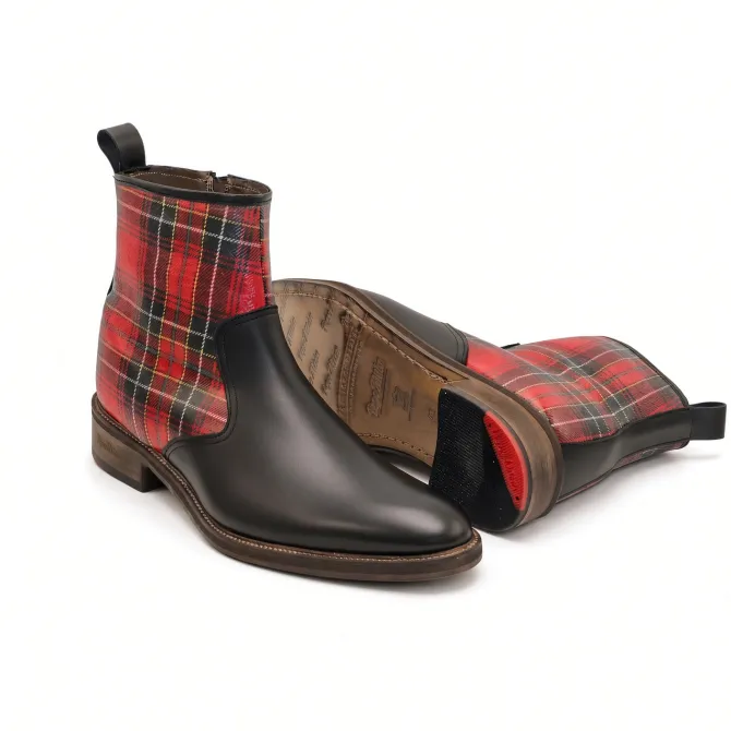 Bottines homme écossaises tendance - Bottines hommes artisanales