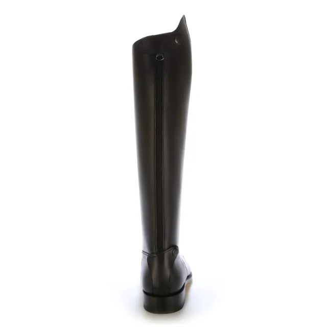 Bottes équitation cuir noir à lacets - Bottes équitation artisanales