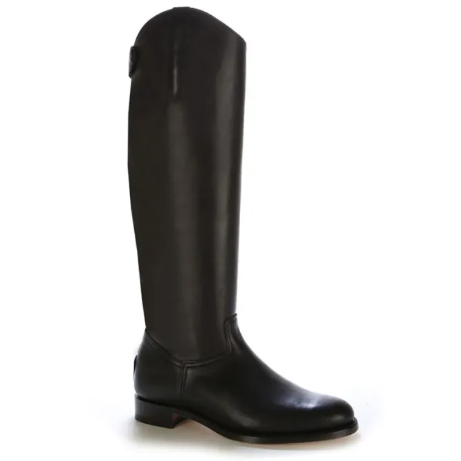 Bottes équitation cuir noir coupe anatomique - Bottes équitation