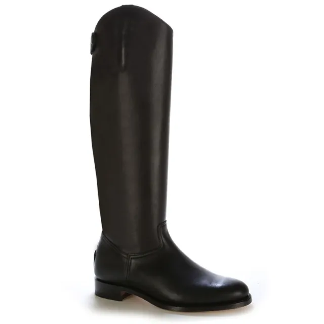 Bottes équitation cuir noir coupe anatomique - Bottes équitation