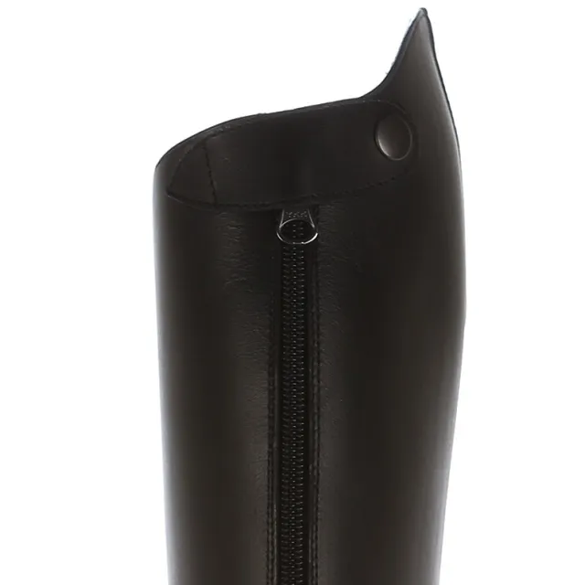 Bottes équitation cuir noir coupe anatomique - Bottes équitation