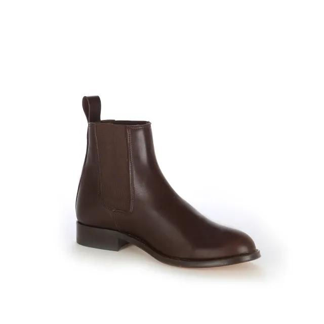 Bottines femme Chelsea marron - Bottines femme artisanales