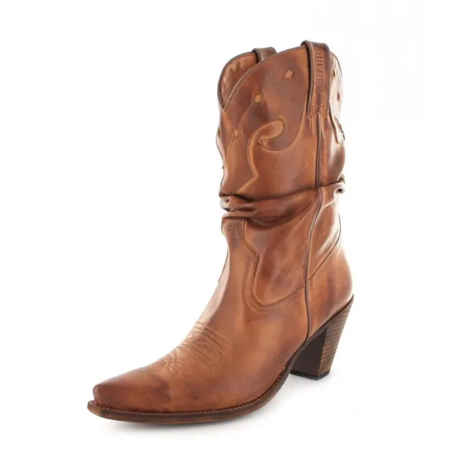 Santiags femme a talon - Bottes santiag et country artisanales