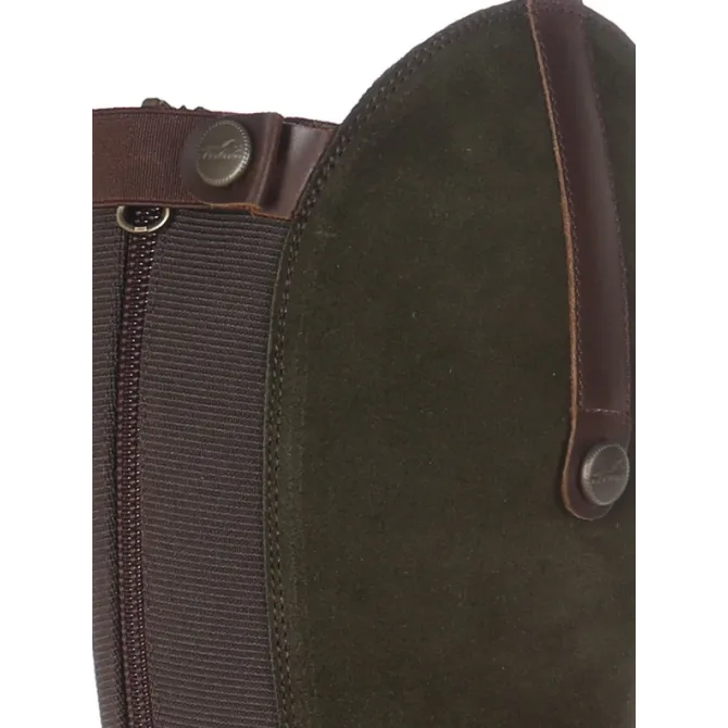 Botte femme cuir bicolore élégante - Bottes moto sur mesure