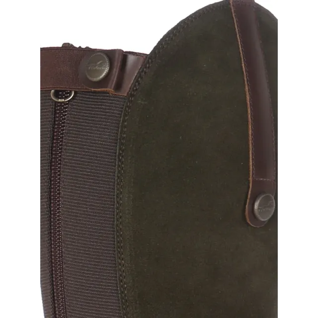 Botte femme cuir bicolore élégante - Bottes moto sur mesure