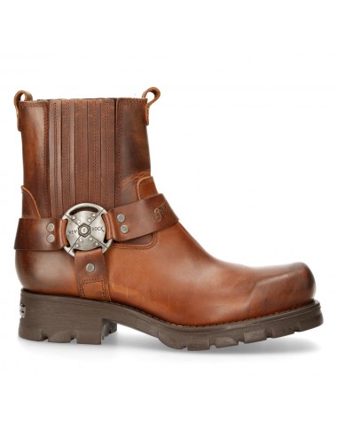 Boots motardes rock cuir - Accessoires pour chaussures