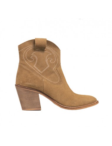 Bottines cowboy daim camel - Accessoires pour chaussures