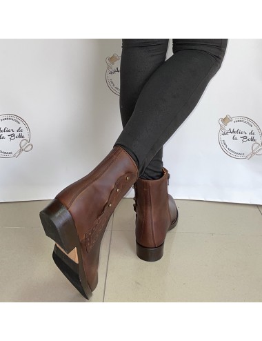 Bottines cuir marron ibériques - Accessoires pour chaussures